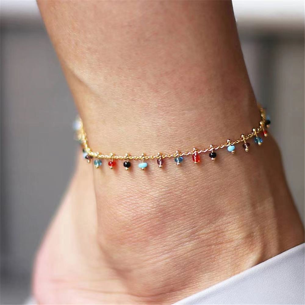 Zircon Charm Anklet