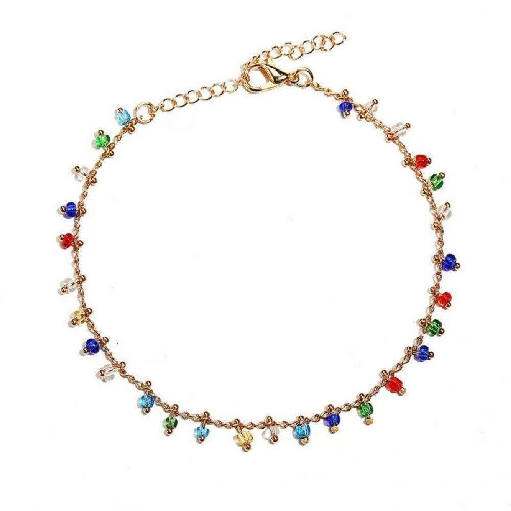 Zircon Charm Anklet