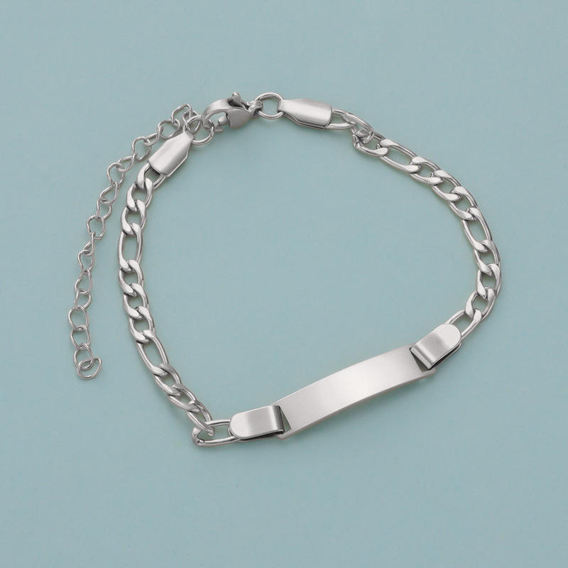 Stainless Steel Baby Name Bracelet