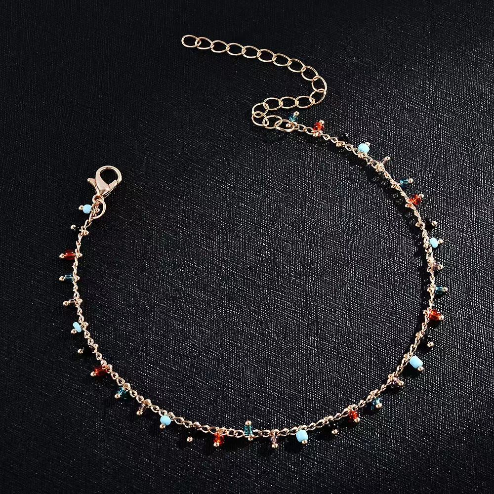 Zircon Charm Anklet