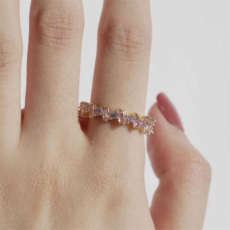 Pink Zircon Ring